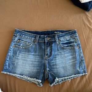 Denim shorts